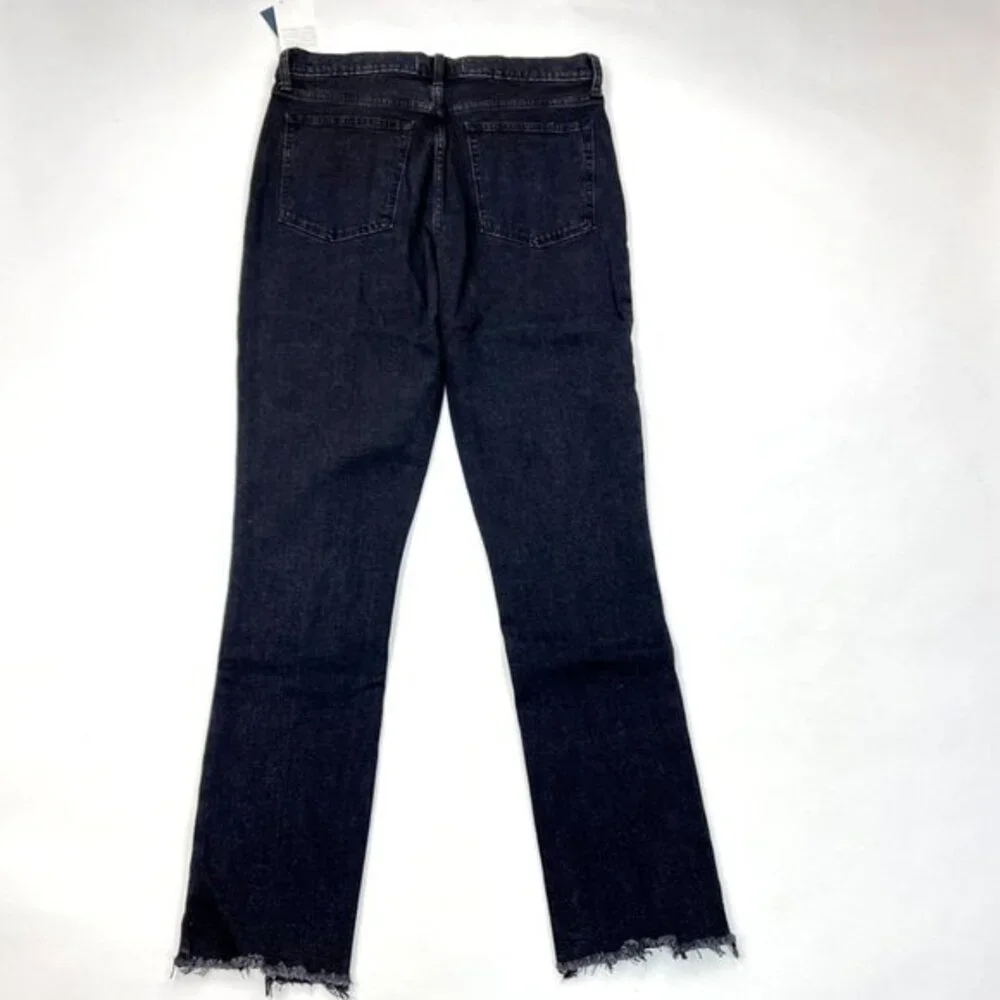 Abercrombie Fitch Skinny High Rise Jeans Women 32 14 NWT Hem Slit Stretch Cotton